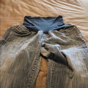 Motherhood Maternity cutoff jeans